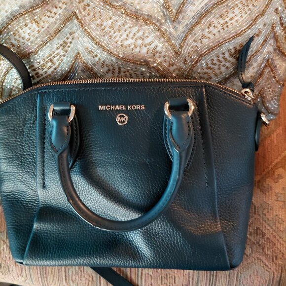 New Michael Kors Navy Blue Handbag/Shoulder/Crossbody - Picture 6 of 8